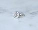 Bague 52.5 Bague Art déco octogonale en or blanc et platine, diamants 0,50 ct 58 Facettes