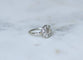 Bague 52.5 Bague Art déco octogonale en or blanc et platine, diamants 0,50 ct 58 Facettes