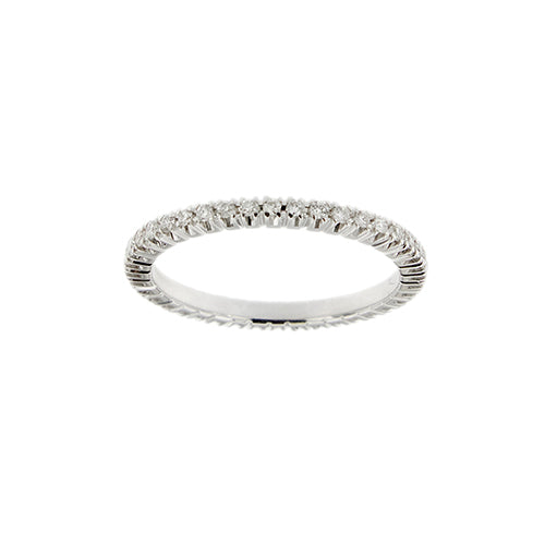 Bague 54 Bague éternité - en or blanc 18 kt et diamants 0,40 ct 58 Facettes 39948