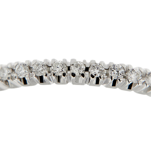 Bague 54 Bague éternité - en or blanc 18 kt et diamants 0,40 ct 58 Facettes 39948