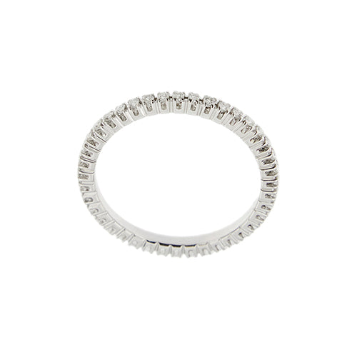Bague 54 Bague éternité - en or blanc 18 kt et diamants 0,40 ct 58 Facettes 39948