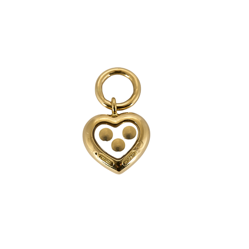 Pendentif Chopard Happy Diamonds - Pendentif cœur en or jaune et diamants 58 Facettes BO/250064