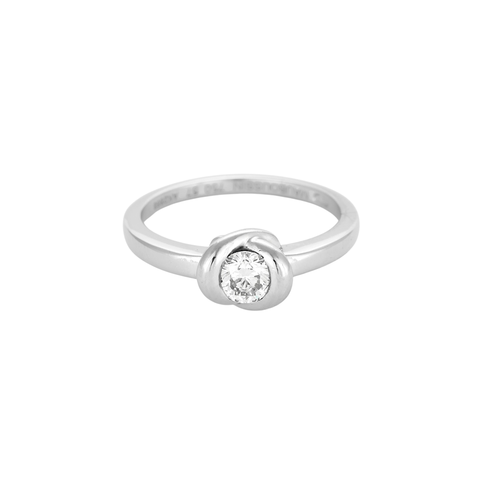 Bague 57 Mauboussin Chance of Love - Bague en or gris et diamant 58 Facettes BO/250035