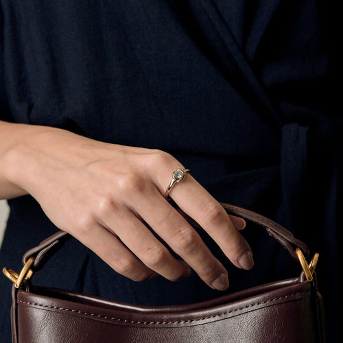Bague 57 Mauboussin Chance of Love - Bague en or gris et diamant 58 Facettes BO/250035