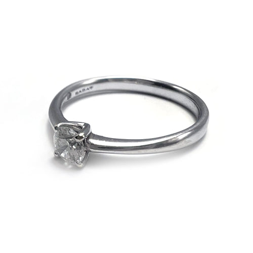 Bague RABAT ALWAYS U - Bague solitaire en or blanc 18k avec diamants 58 Facettes UKA000009RN