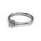 Bague RABAT ALWAYS U - Bague solitaire en or blanc 18k avec diamants 58 Facettes UKA000009RN