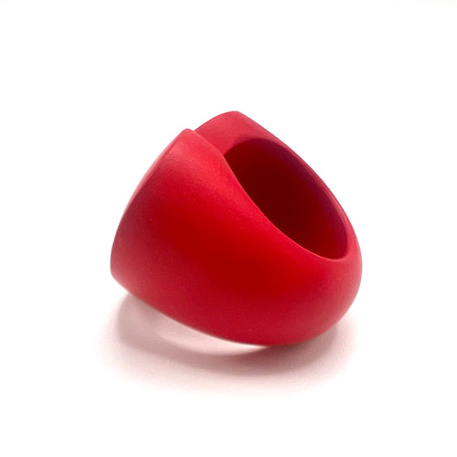 Bague Stoffel - Bague cœur en corail reconstitué 58 Facettes UKA000012GM
