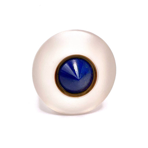Bague STOFFEL - Bague en or jaune 18K avec lapis-lazuli et quartz 58 Facettes UKA000014GM