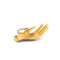 Pendentif Pendentif main en or jaune 18 kt avec diamants 58 Facettes