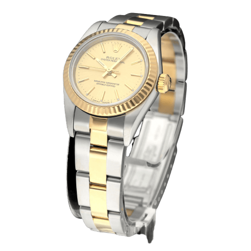 Montre Rolex Oyster Perpetual Lady 76193 - Montre dame en or/acier 58 Facettes ROL/OOP/211