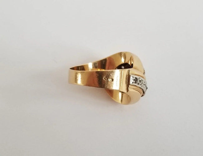 Bague 56 Bague tourbillon diamants 0.56 carats 58 Facettes