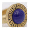 Bague AZTECA - Bague en or jaune 18 kt avec lapis-lazuli 58 Facettes UKD102946JC