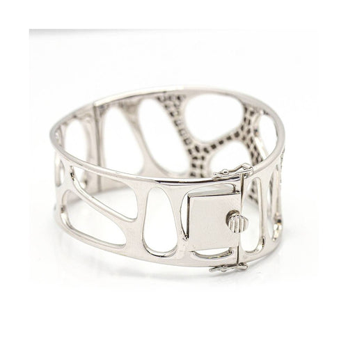 Bracelet DALI - Bracelet en or blanc 18 kt et diamants 58 Facettes UKD359680LF