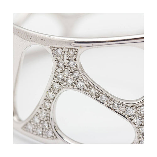 Bracelet DALI - Bracelet en or blanc 18 kt et diamants 58 Facettes UKD359680LF