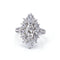 Bague Bague - Diamants taille brillant en or blanc 18 kt 58 Facettes UKD359902JC