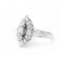 Bague Bague - Diamants taille brillant en or blanc 18 kt 58 Facettes UKD359902JC