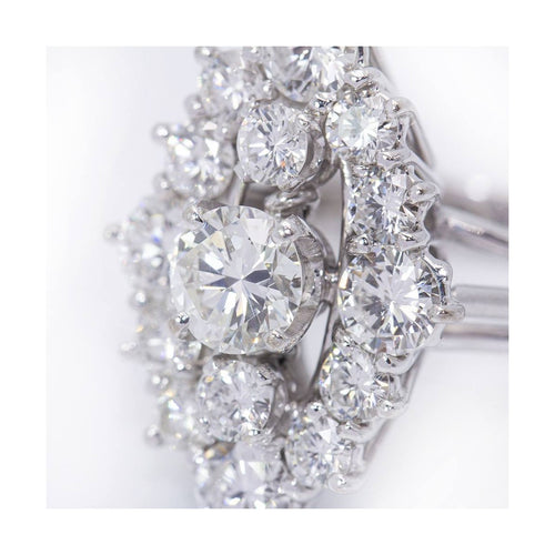 Bague Bague - Diamants taille brillant en or blanc 18 kt 58 Facettes UKD359902JC