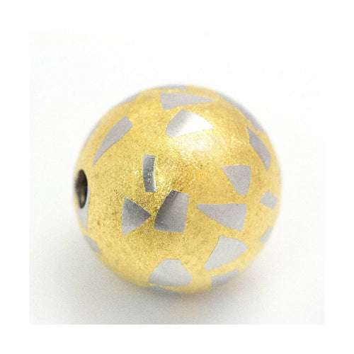 Pendentif Niessing Terrazzo - Pendentif en or jaune 18 ct et platine 950 58 Facettes UKD359984JC