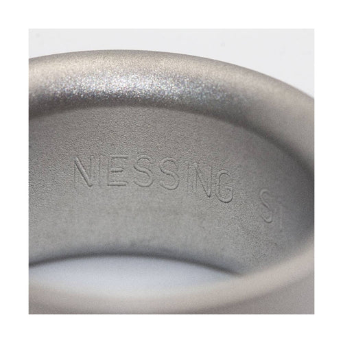 Bague Niessing - Bague en acier sablé et diamants champagne 58 Facettes UKD359993JC