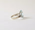 Bague 49 Bague or blanc aigue-marine 2.15 carats 58 Facettes