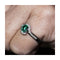 Bague 52 VITE - Bague en or blanc 18 kt avec émeraude et diamants 58 Facettes UKD360103AS