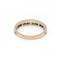 Bague Alliance - Bague en or rose 18 ct et 10 émeraudes 58 Facettes UKD360104AS