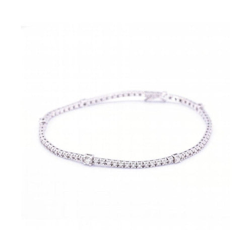 Bracelet Damiani - Bracelet rivière en or blanc 18 kt et diamants 1,40 ct 58 Facettes UKD360377CS