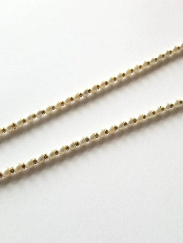 Collier Collier perles de culture et or jaune saphirs et diamants 58 Facettes