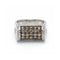 Bague CENTOVENTUNO - Bague en or blanc 18 ct et diamants champagne 58 Facettes UKD360527FJ