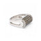 Bague CENTOVENTUNO - Bague en or blanc 18 ct et diamants champagne 58 Facettes UKD360527FJ