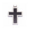 Pendentif Creu de Diamants - Pendentif croix en or blanc 18 kt et diamants 1,75 ct 58 Facettes UKD360974FV