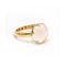 Bague Pasquale Bruni Bon Ton - Bague florale en or rose 18 kt et quartz blanc 58 Facettes UKD361619UZ