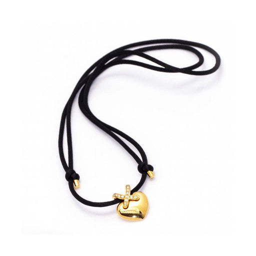 Collier Chaumet Liens - Collier Cœur en or rose 18 kt et diamants 58 Facettes UKD361638UZ