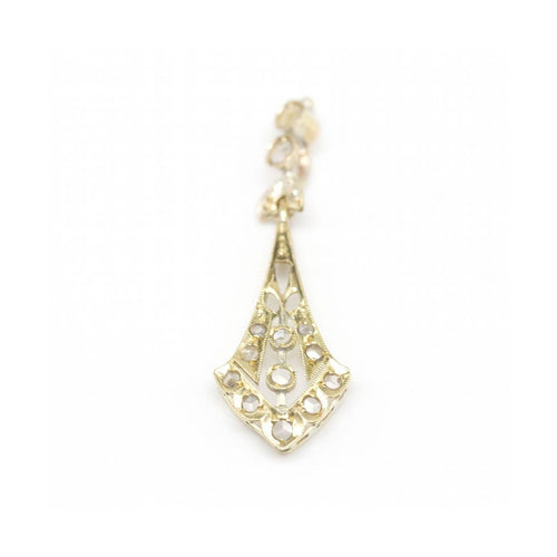 Pendentif VALS - Pendentif en or jaune 18 kt et diamants 58 Facettes UKD362743JC