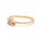Bague Triangle - Bague en or rose 18 kt et diamants 58 Facettes UKD363103CG