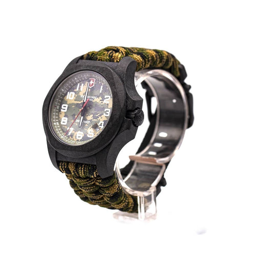 Montre Victorinox Swiss Army - Montre Carbon Military V241927.1 43 mm 58 Facettes UKD363112SO