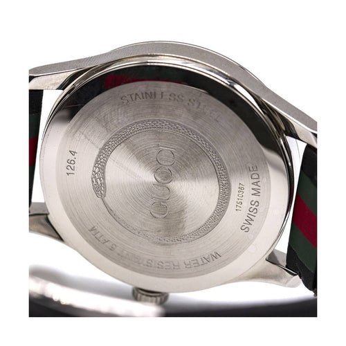 Montre Gucci Timeless - Montre YA1264079 en acier, bracelet cuir 58 Facettes UKD363145SO
