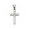 Pendentif Pendentif croix - Diamants 0,55 ct en or blanc 18 kt 58 Facettes UKD363254CG