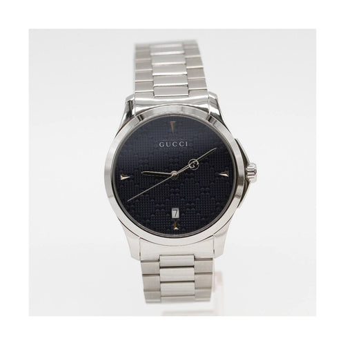 Montre Gucci G-Timeless YA1264025 - Montre en acier, cadran bleu 58 Facettes UKD363881FJ