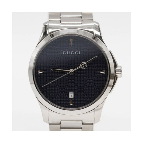 Montre Gucci G-Timeless YA1264025 - Montre en acier, cadran bleu 58 Facettes UKD363881FJ