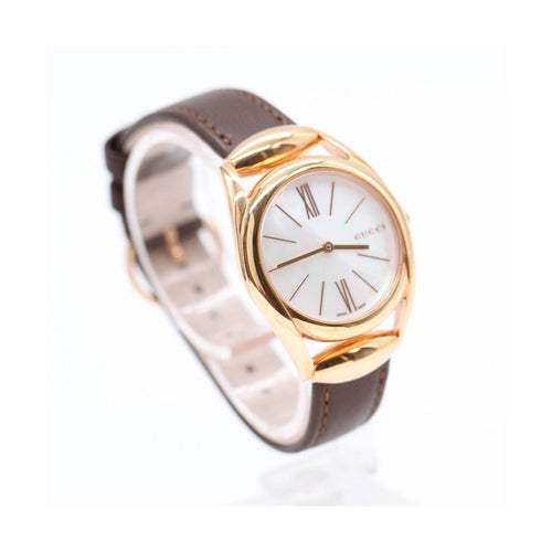 Montre Gucci Horsebit YA140507 - Montre en acier plaqué or rose 58 Facettes UKD363883FJ