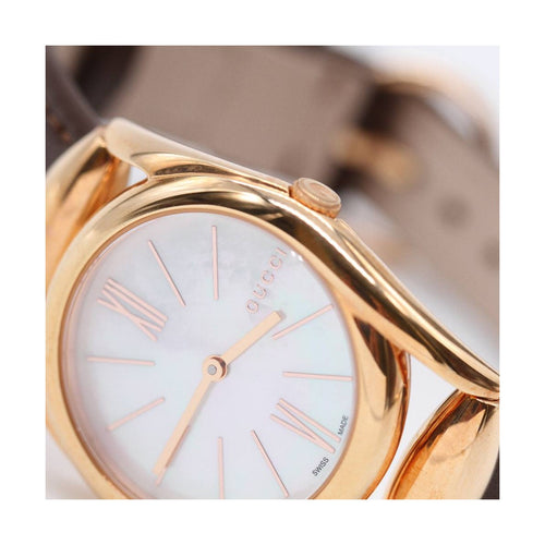 Montre Gucci Horsebit YA140507 - Montre en acier plaqué or rose 58 Facettes UKD363883FJ