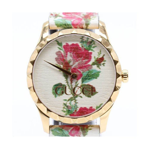 Montre Gucci G-Timeless - Montre à quartz YA1264084 en acier plaqué or jaune 58 Facettes UKD363891FJ