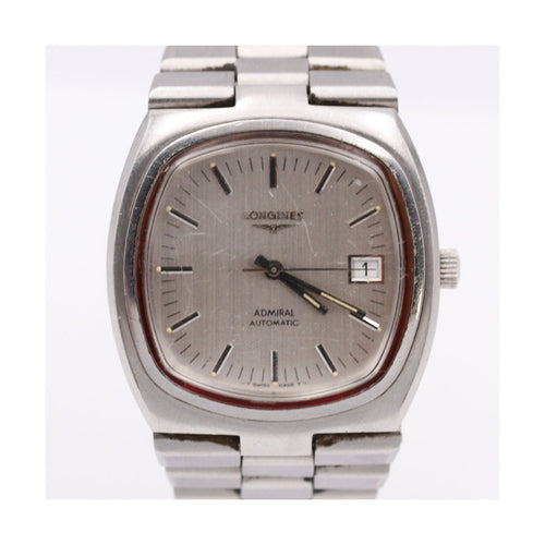 Montre Longines Admiral - Montre automatique homme en acier 37 mm 58 Facettes UKE357708