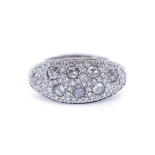 Bague Bague - en or blanc 18K avec diamants 58 Facettes UKN102882LF