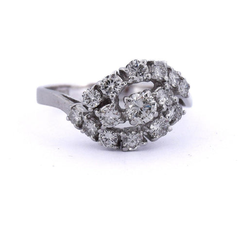 Bague 54 Bague en or blanc 18 kt et diamants 58 Facettes AN574_112-392 (0099)