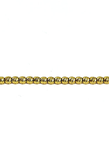 Bracelet Bracelet perlé en or jaune 18 carats 58 Facettes 1717142
