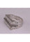 Bague 54 Bague triple alliance en or blanc et diamants 58 Facettes P25