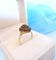 Bague 53 Bague marquise en or jaune 18K sertie de grenats 58 Facettes 1769