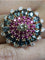 Bague 54 Bague cocktail Diamant brun Saphirs de couleur 58 Facettes N2975